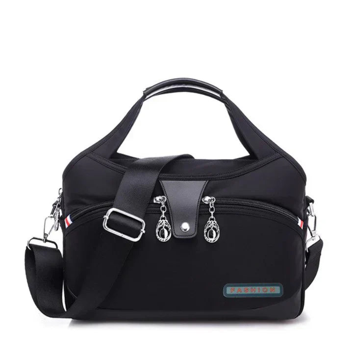 Borsa a mano antifurto da donna, elegante, in tessuto Oxford resistente 0