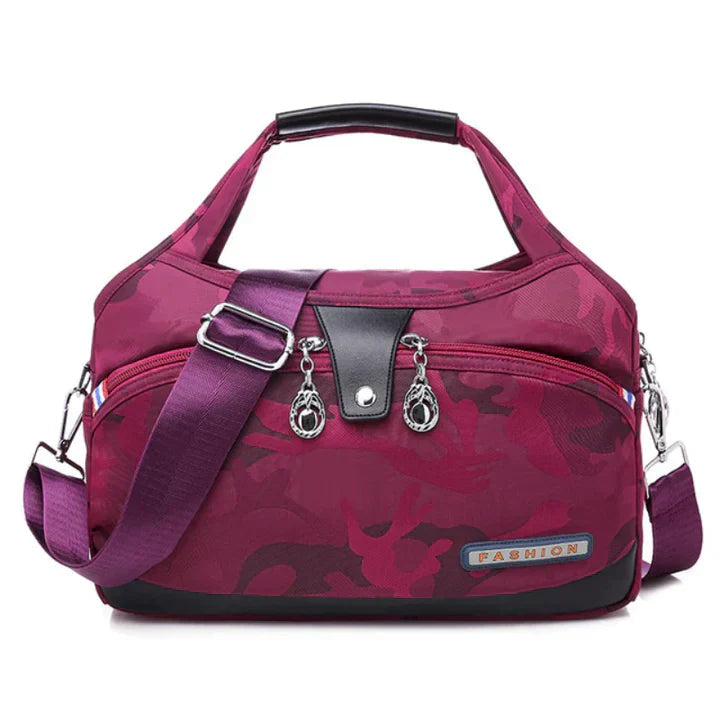 Borsa a mano antifurto da donna, elegante, in tessuto Oxford resistente 5