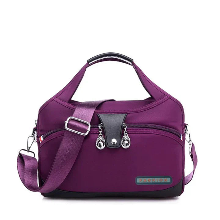 Borsa a mano antifurto da donna, elegante, in tessuto Oxford resistente 7