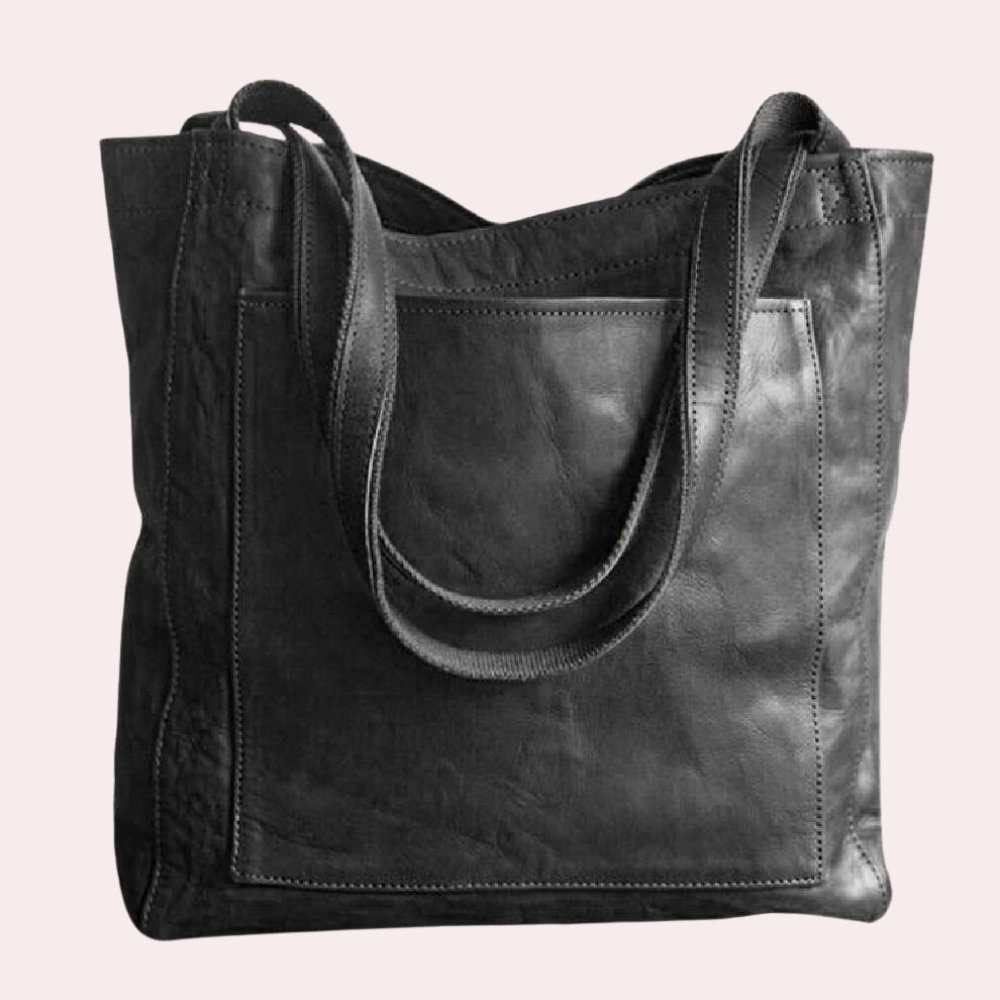 Borsa a mano elegante da donna in pelle vegana 0