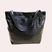 Borsa a mano elegante da donna in pelle vegana 1
