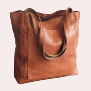 Borsa a mano elegante da donna in pelle vegana 4