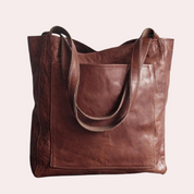 Borsa a mano elegante da donna in pelle vegana 5