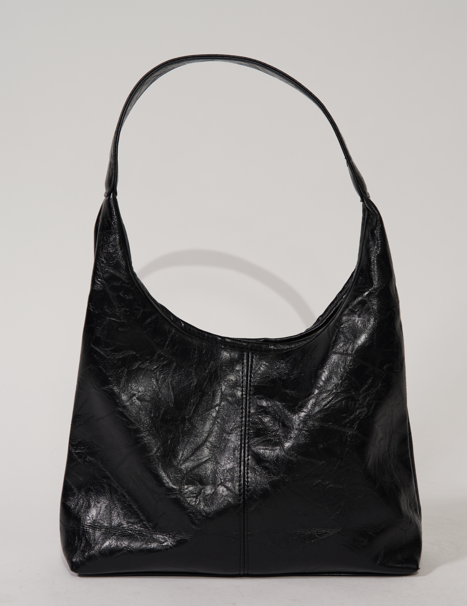 Borsa a mano pratica in pelle invecchiata da donna, resistente ed elegante 0