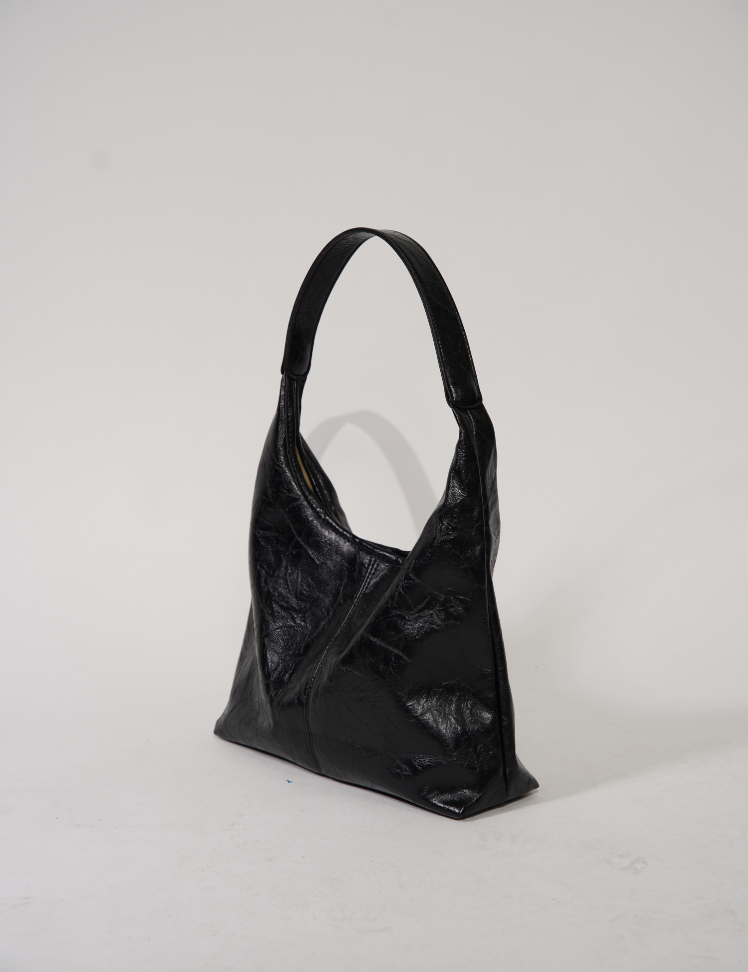 Borsa a mano pratica in pelle invecchiata da donna, resistente ed elegante 1