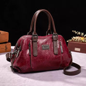Borsa a mano vintage da donna, eleganza senza tempo, in pelle 0