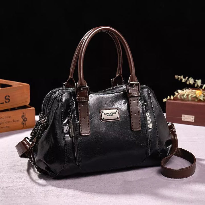 Borsa a mano vintage da donna, eleganza senza tempo, in pelle 5
