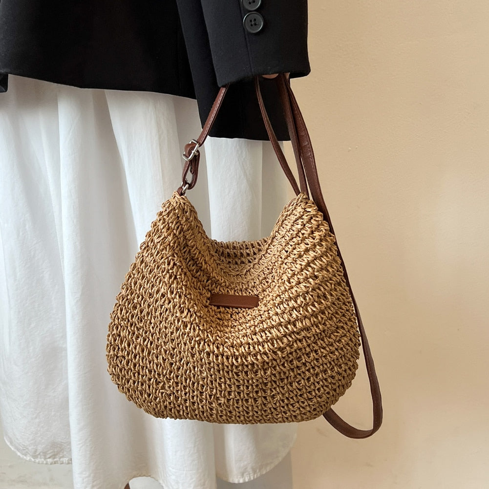Borsa a tracolla bohémien da donna, spaziosa, dal design resistente 0