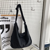Borsa a tracolla casual da donna, funzionale, in tela resistente 5
