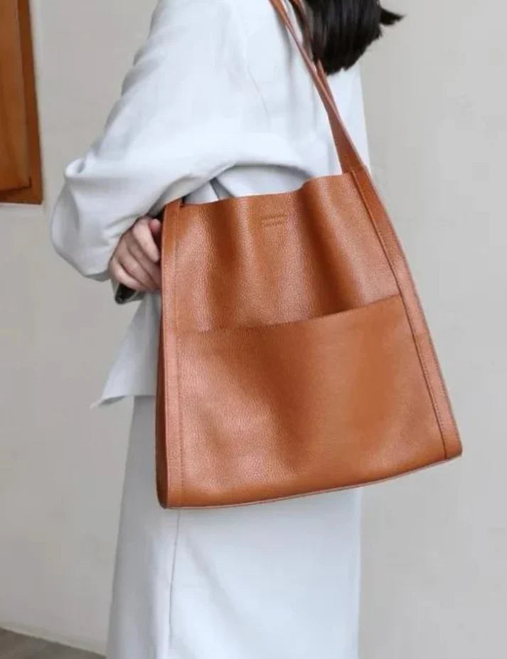 Borsa a tracolla elegante da donna, design versatile, tessuto sintetico resistente 1