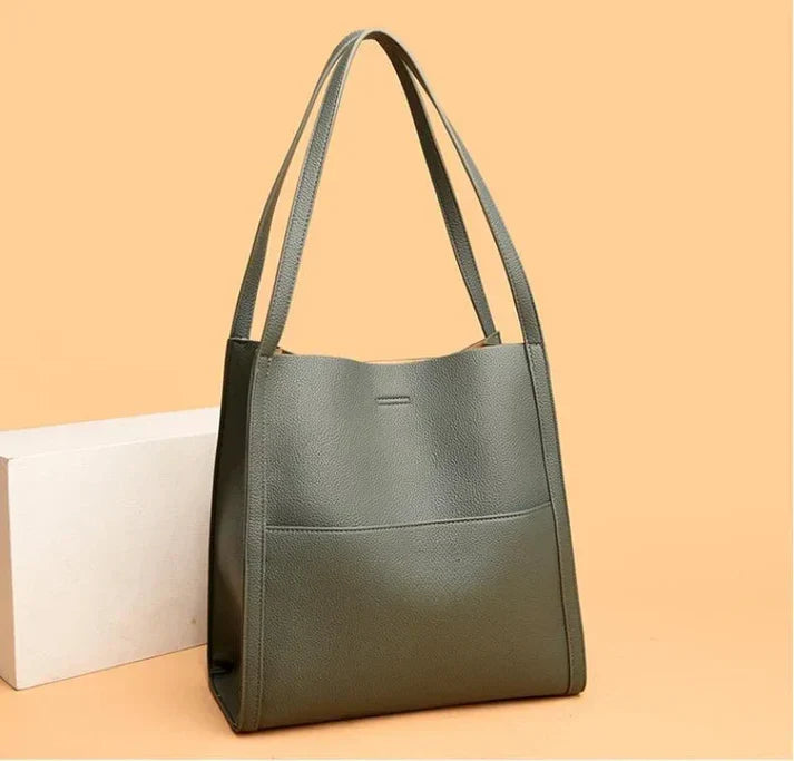 Borsa a tracolla elegante da donna, design versatile, tessuto sintetico resistente 2