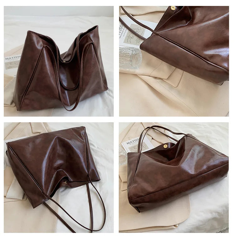 Borsa a tracolla elegante da donna, taglia media, in tessuto sintetico di alta qualità 1