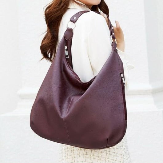 Borsa a tracolla elegante da donna in misto sintetico versatile 4