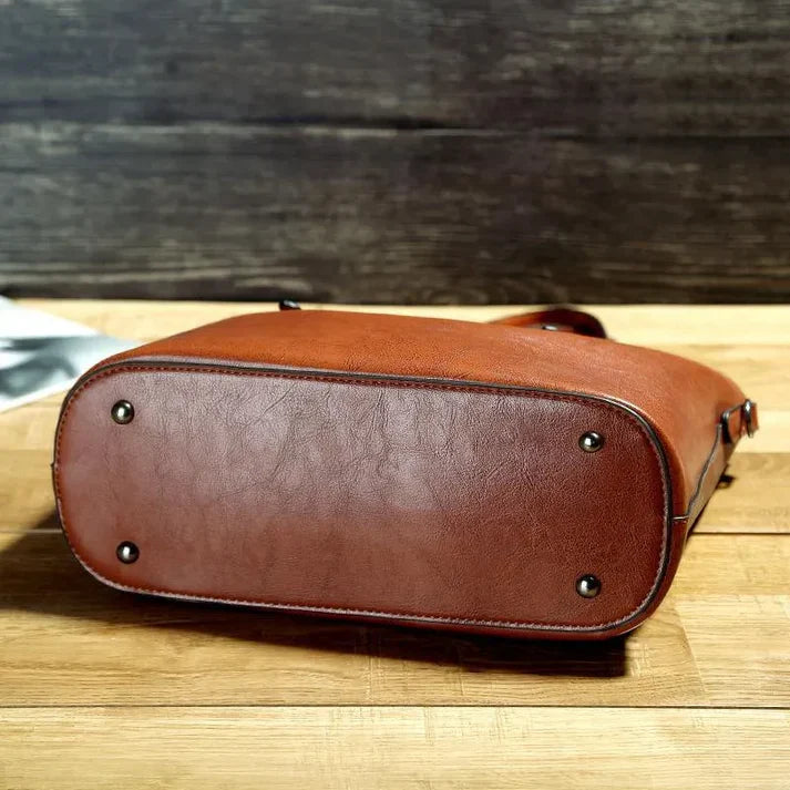 Borsa a tracolla elegante da donna in pelle funzionale 2