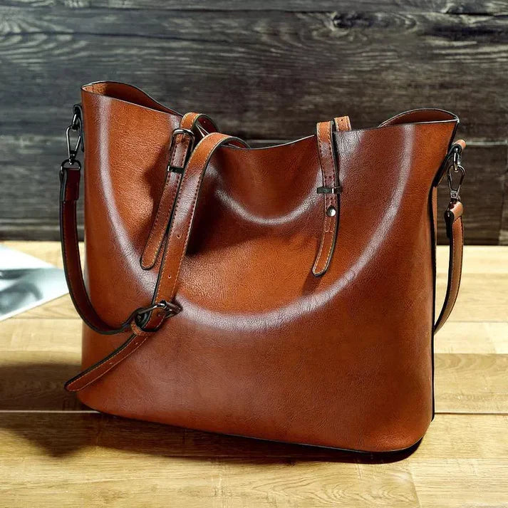 Borsa a tracolla elegante da donna in pelle funzionale 4
