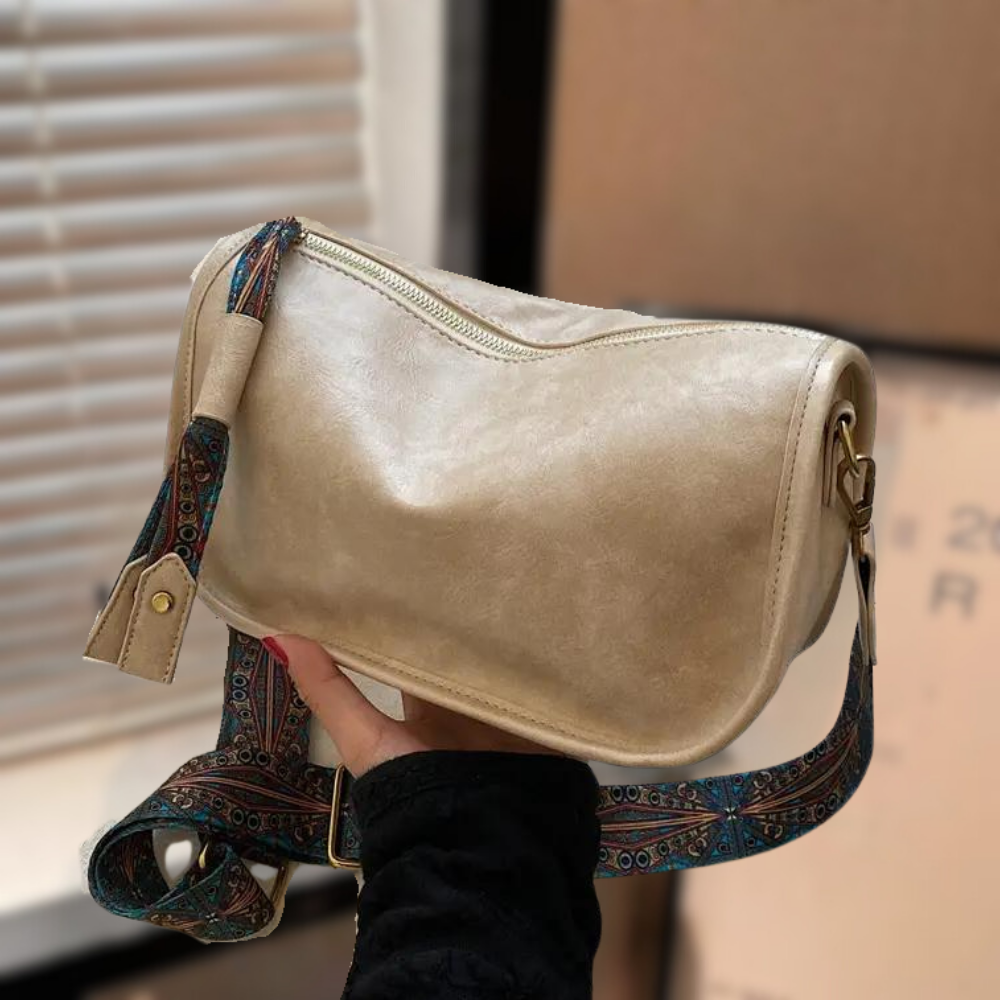 Borsa a tracolla elegante da donna in pelle vegana 2