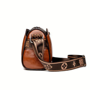 Borsa a tracolla elegante da donna in pelle vegana funzionale 4