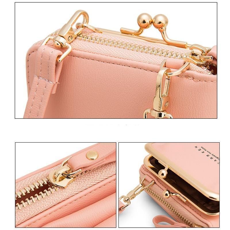 Borsa a tracolla elegante da donna in resistente pelle PU 6