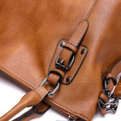 Borsa a tracolla elegante da donna in vera pelle resistente 2