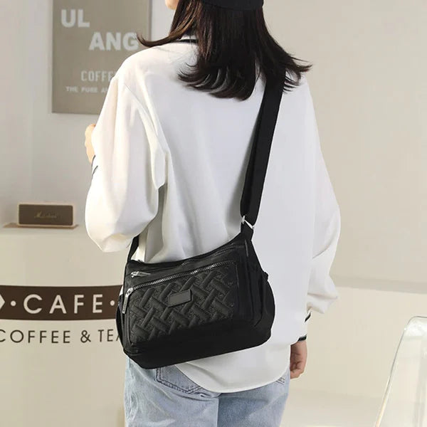 Borsa a tracolla pratica da donna in nylon resistente 0