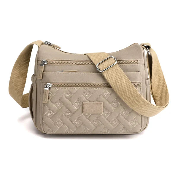 Borsa a tracolla pratica da donna in nylon resistente 14