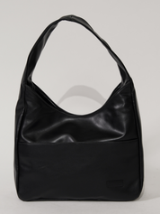 Borsa a tracolla rotonda elegante da donna in pelle vegana 11
