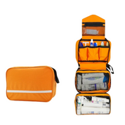 Borsa da Toilette Sospesa Compatta per Viaggi e Uso Quotidiano – Organizer Salvaspazio 25,5 x 15 x 10 cm in Tessuto Resistente 10