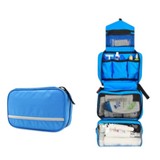 Borsa da Toilette Sospesa Compatta per Viaggi e Uso Quotidiano – Organizer Salvaspazio 25,5 x 15 x 10 cm in Tessuto Resistente 11