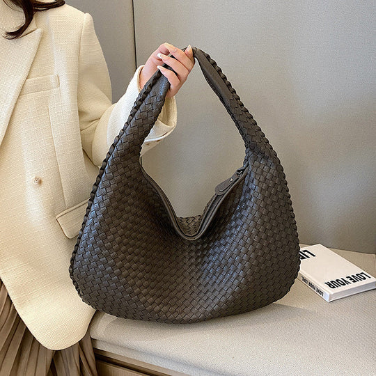 Borsa da donna elegante, intrecciata a mano, funzionale e dal design durevole 0
