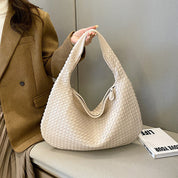 Borsa da donna elegante, intrecciata a mano, funzionale e dal design durevole 1