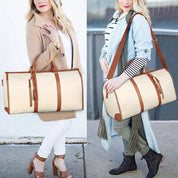 Borsa da viaggio pieghevole ed elegante da donna in pelle PU impermeabile 3