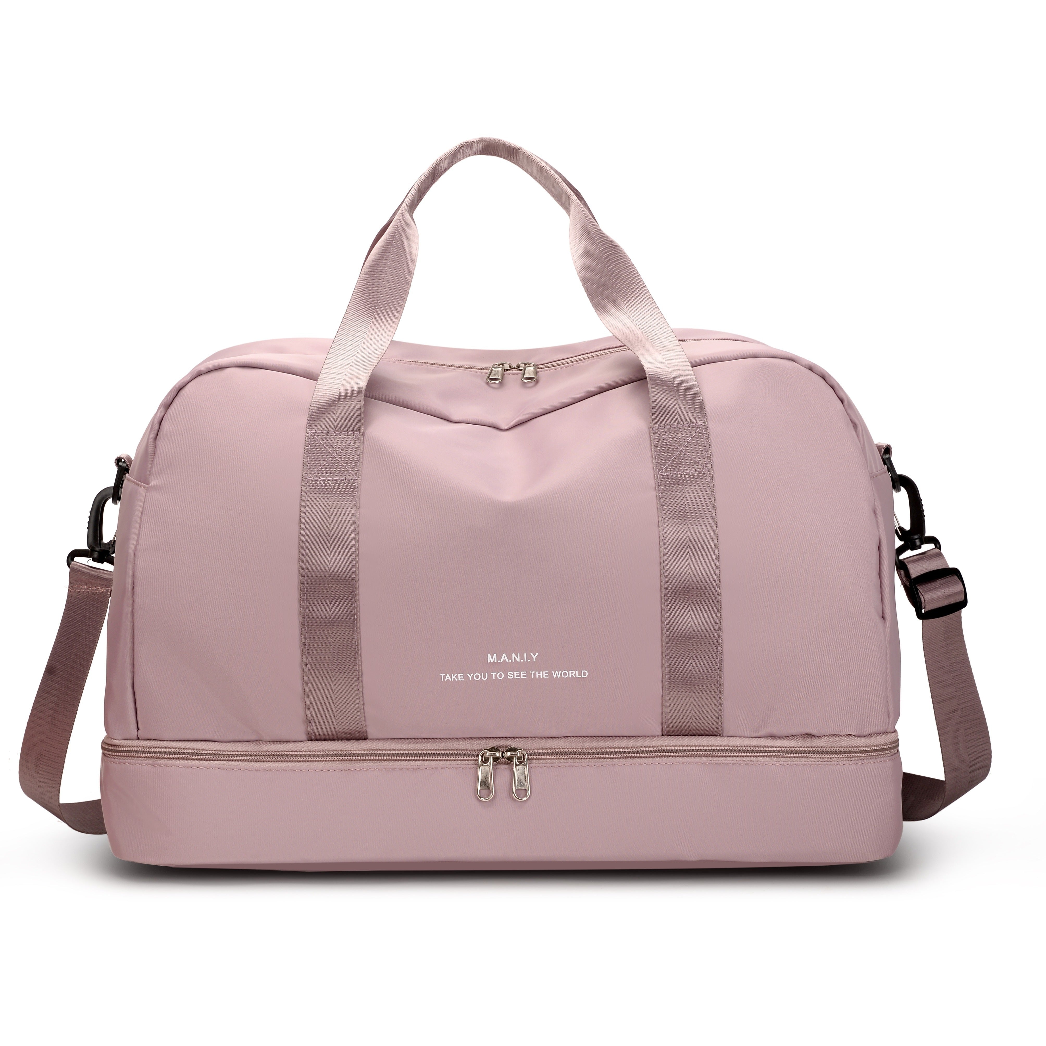 Borsa da viaggio spaziosa unisex per avventure in pelle vegana 0