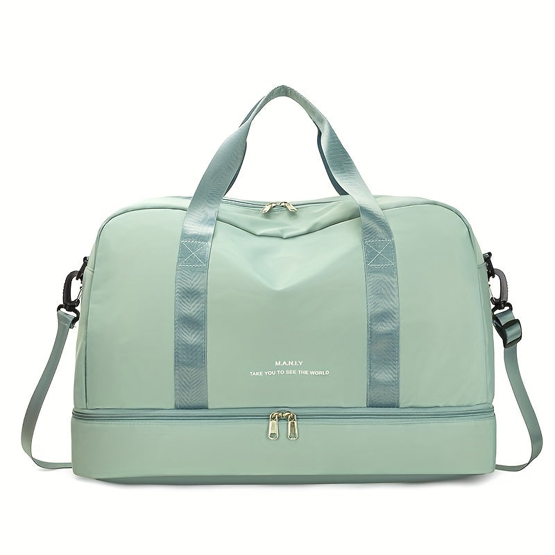 Borsa da viaggio spaziosa unisex per avventure in pelle vegana 9
