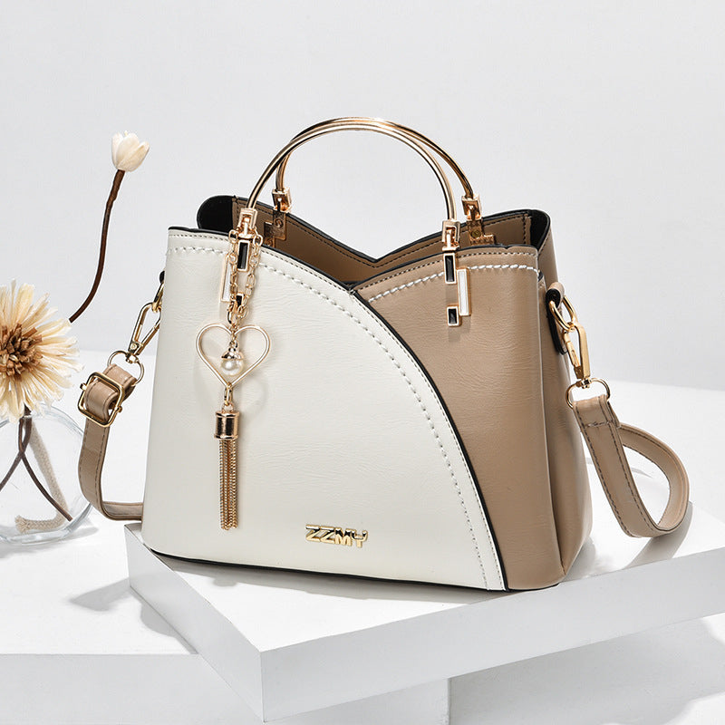 Borsa elegante da donna in pelle PU, design spazioso 0