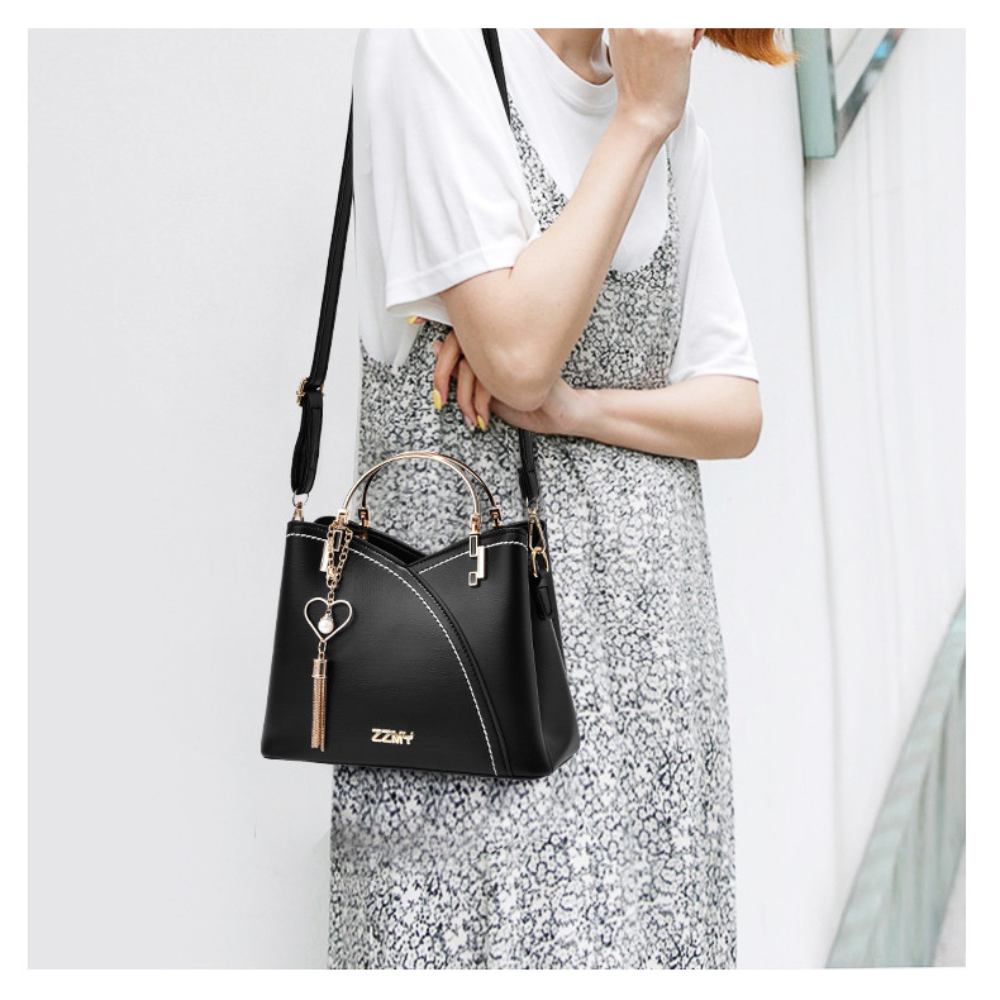 Borsa elegante da donna in pelle PU, design spazioso 1
