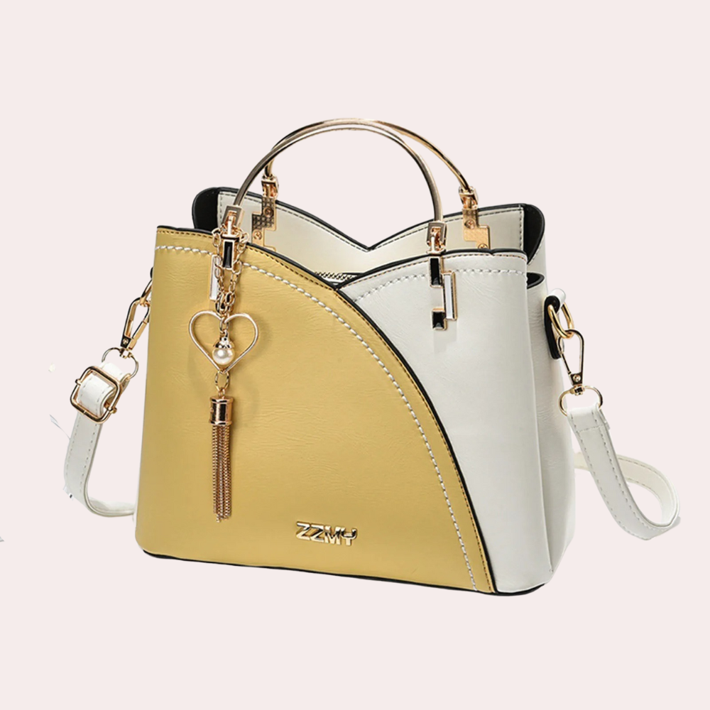 Borsa elegante da donna in pelle vegana 8