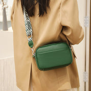 Borsa elegante da donna in vera pelle, resistente misto poliestere-cotone 7