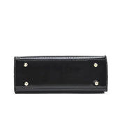 Borsa elegante da donna in vera pelle con finitura lucida 2