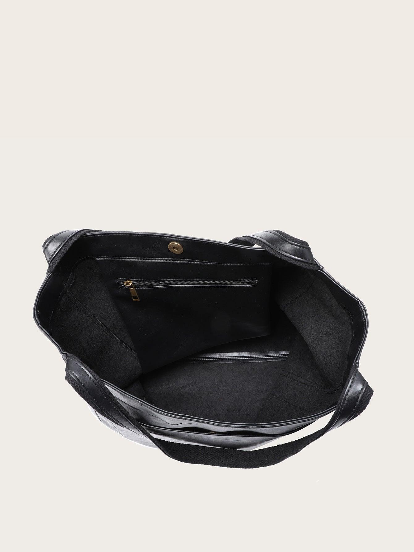 Borsa elegante e resistente da donna in pelle PU ecologica 5