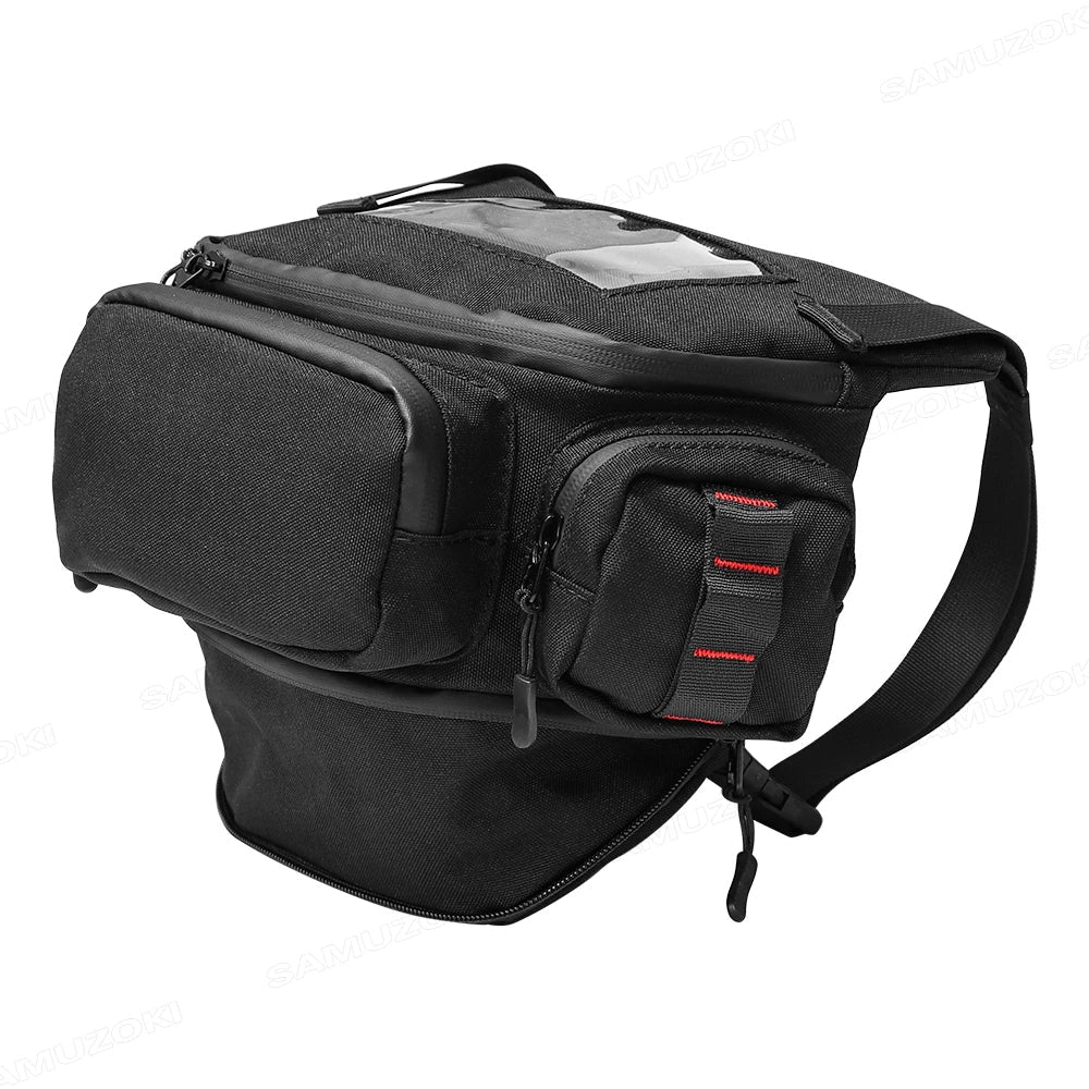 Borsa portaoggetti per manubrio e parabrezza della motocicletta - Supporto per telefono touchscreen, custodia per serbatoio carburante, custodia per auricolari per Vespa e TMAX 7