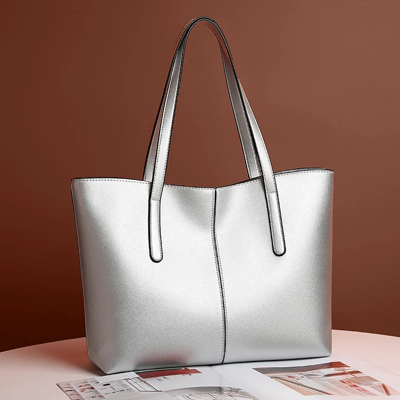 Borsa tote da donna elegante e capiente, in tessuto ecologico 0