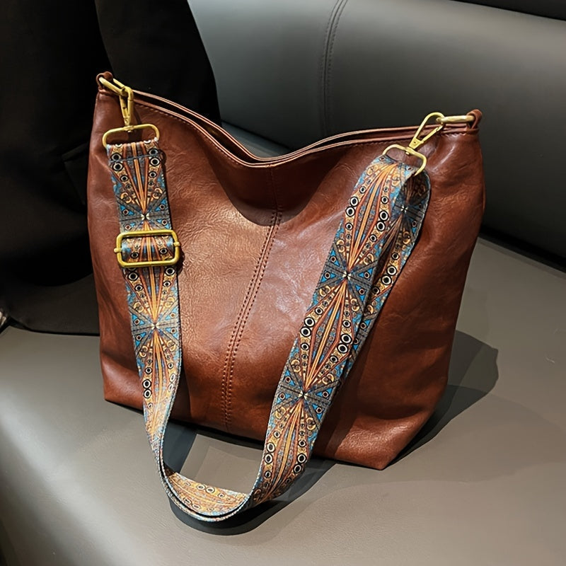 Borsa tote in pelle da donna, elegante, design elegante, interno spazioso 0