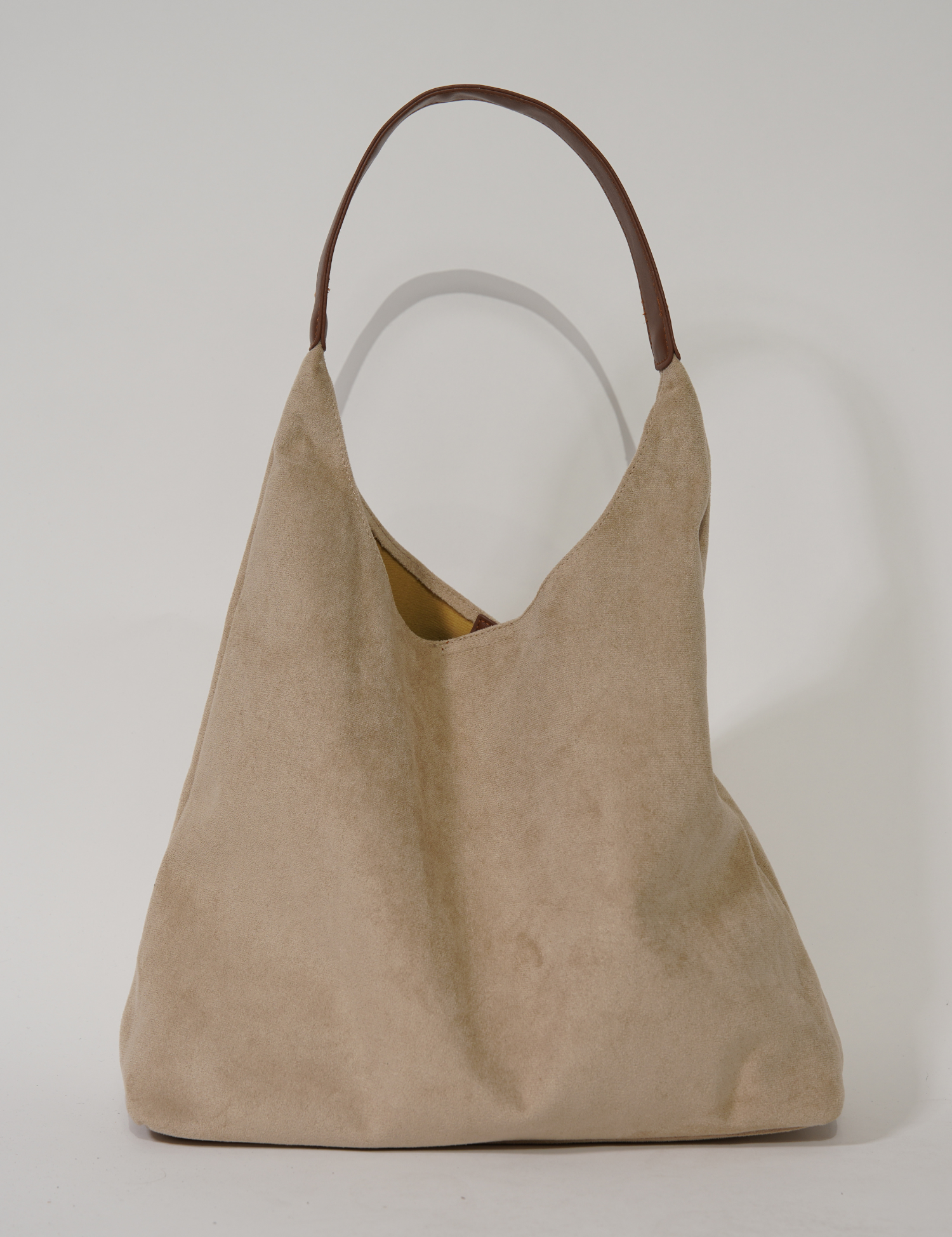 Borsa tote in pelle elegante da donna, versatile, scamosciata 10