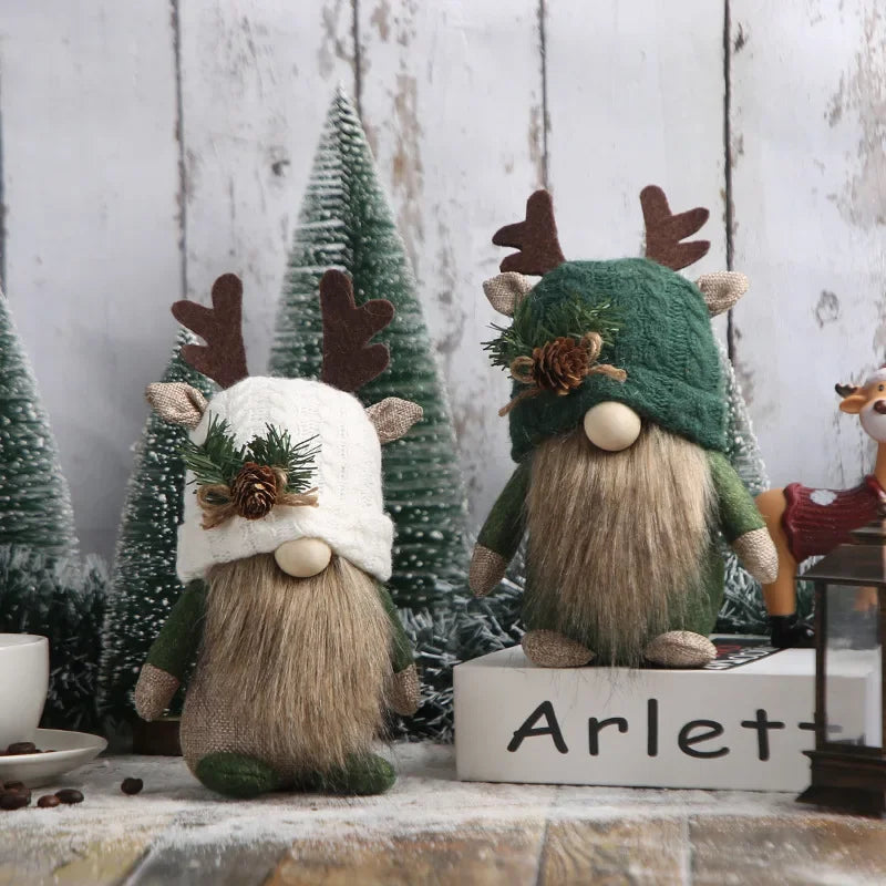 BosWonder | Decorazione natalizia di lusso per finestre in peluche 1