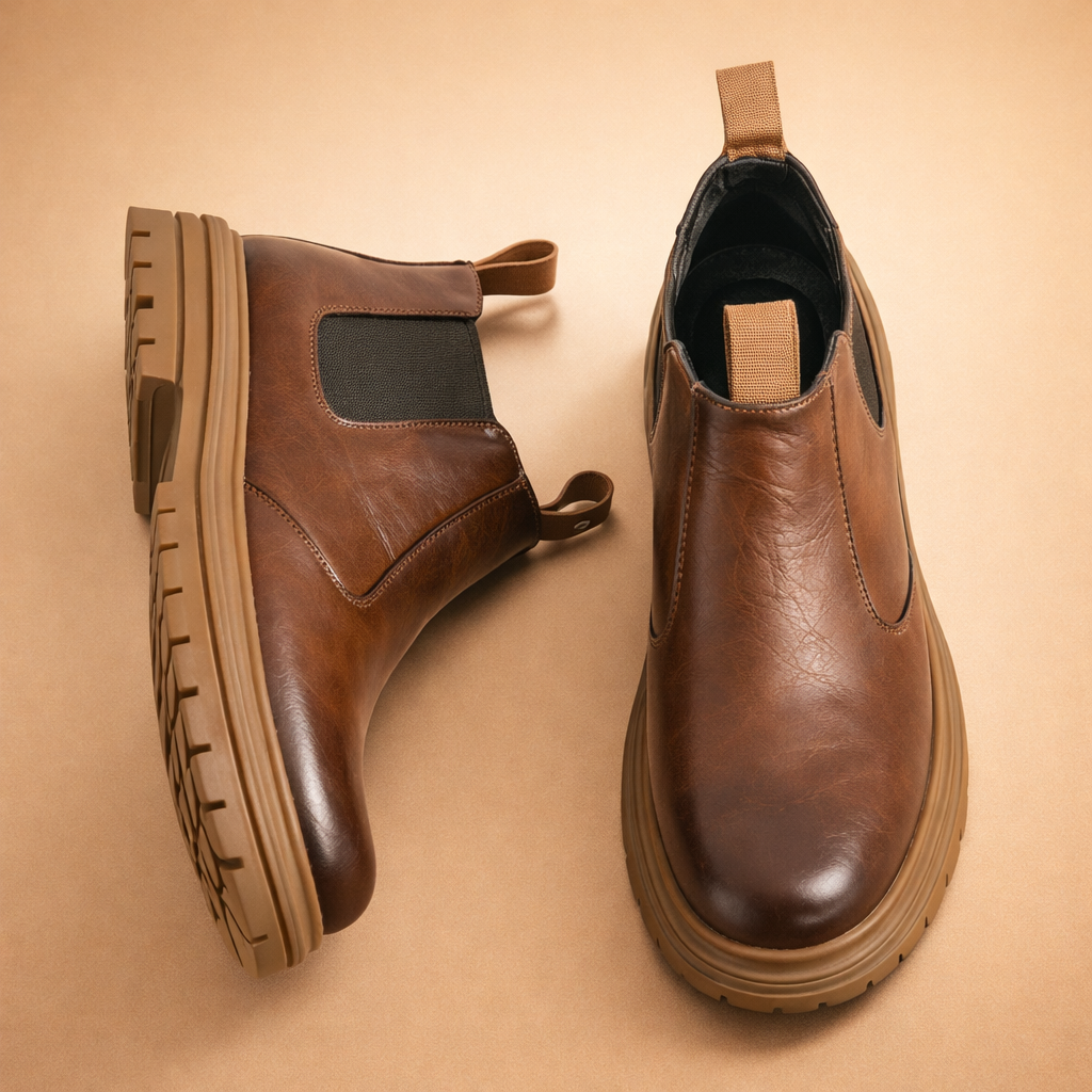 Brown_leather_Chelsea_boots_on_sand_background.png