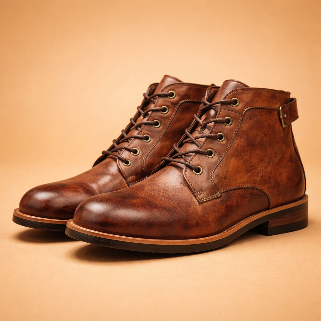 Stefano | Bottines Classiques à Lacets pour Homme