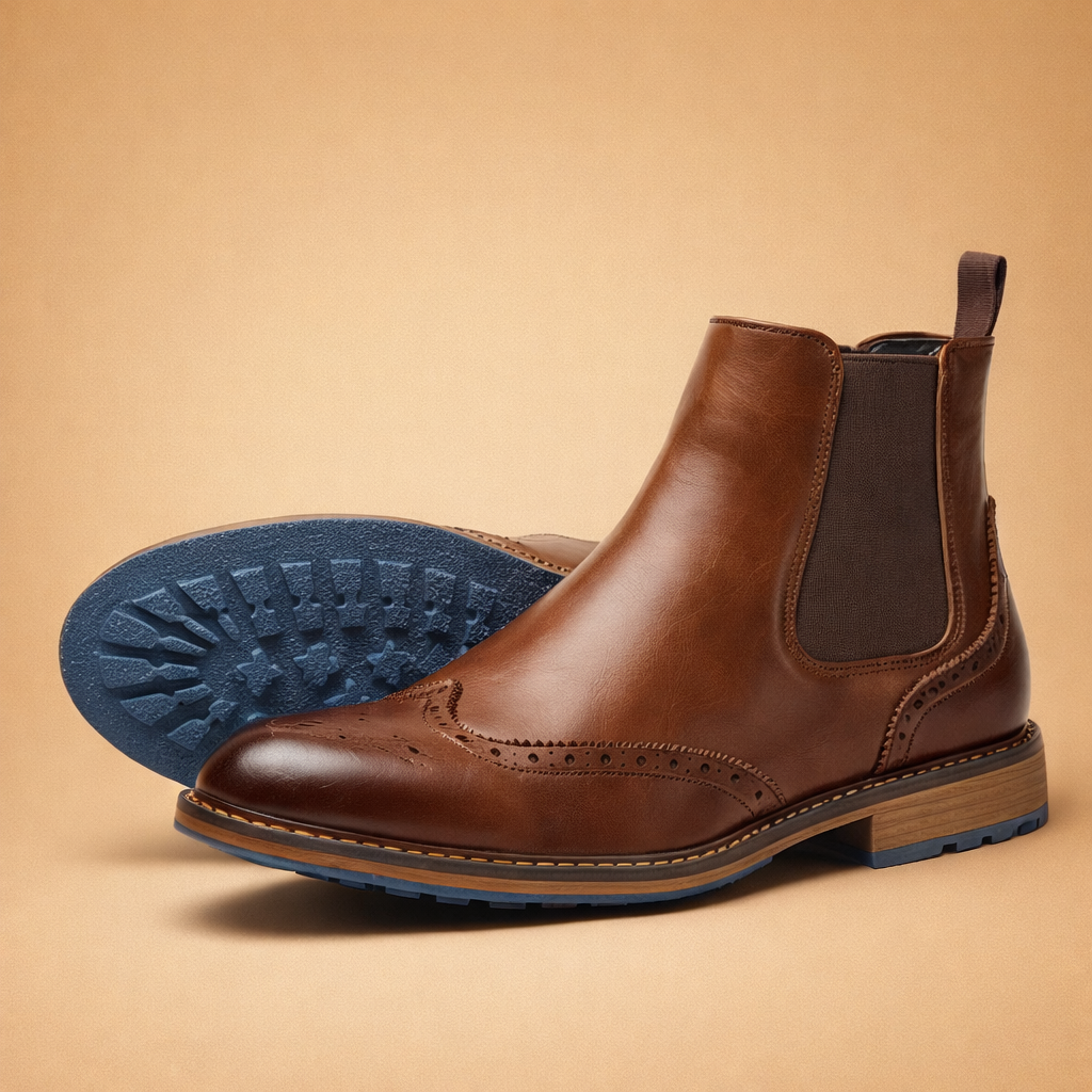 Federico | Botas Chelsea Clássicas Confortáveis para Homem