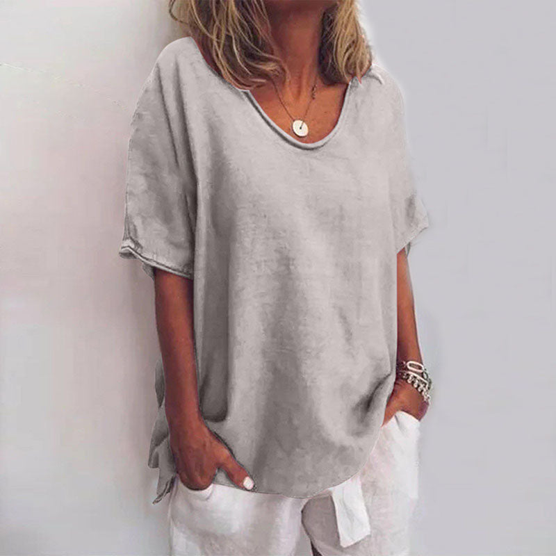 Camicia Ampia Elegante per Donna - Comfort e Stile Estivo 0