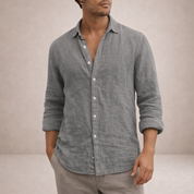 Camicia Uomo Elegante Casual con Colletto Aperto - Stile Versatile e Comfort Incredibile 0