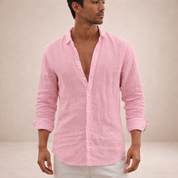 Camicia Uomo Elegante Casual con Colletto Aperto - Stile Versatile e Comfort Incredibile 1